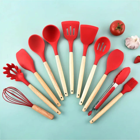 12-Piece Silicone Kitchen Utensil Set