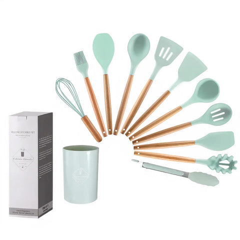 12-Piece Silicone Kitchen Utensil Set