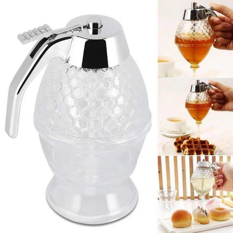Stylish and Handy Honey Dispenser