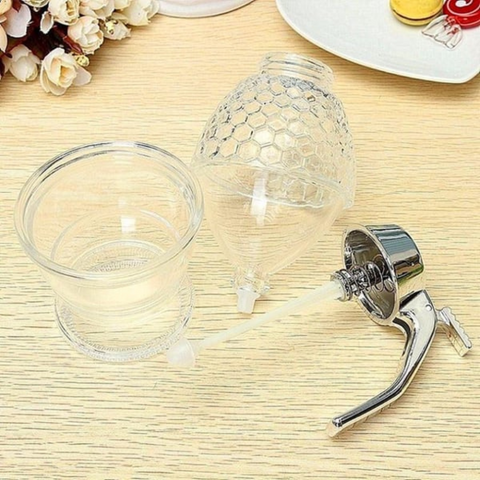 Stylish and Handy Honey Dispenser