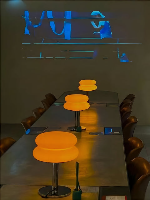 Macaron-Inspired Table Lamp – Elegant Glass Lamp for Vibrant Room Ambiance