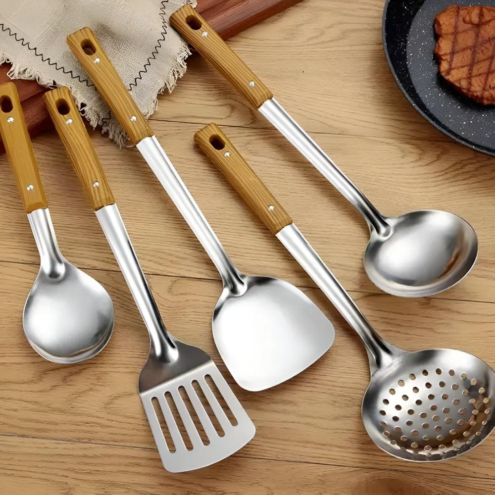 LUXURY STEEL – Premium stainless steel kitchen utensils with a elegant design