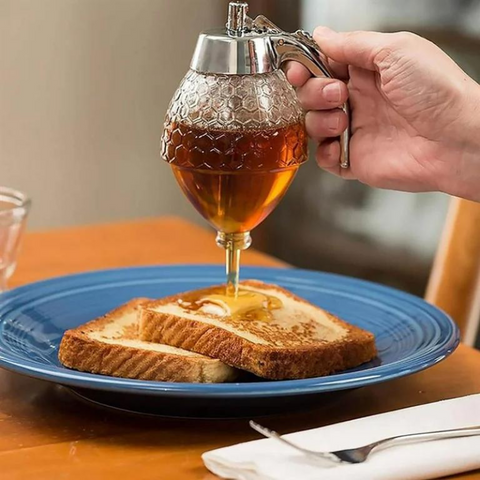 Stylish and Handy Honey Dispenser
