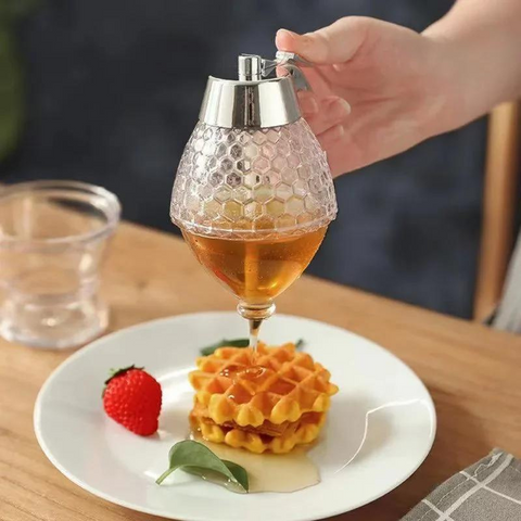 Stylish and Handy Honey Dispenser