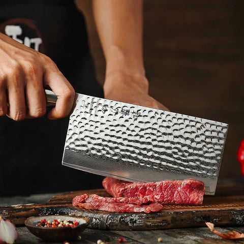 Master Series Slicing Knife – 73-Layer Powder Damascus Steel