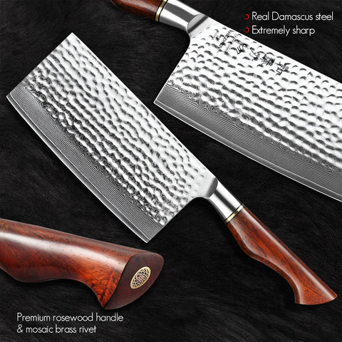 Master Series Slicing Knife – 73-Layer Powder Damascus Steel