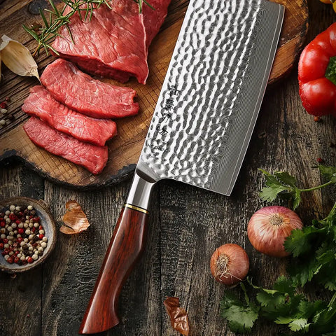 Master Series Slicing Knife – 73-Layer Powder Damascus Steel