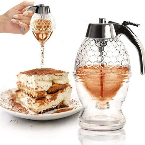 Stylish and Handy Honey Dispenser
