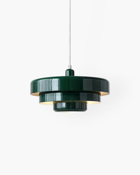 Cascadia Pendant Light – Retro Orange Style with a Modern Statement Twist