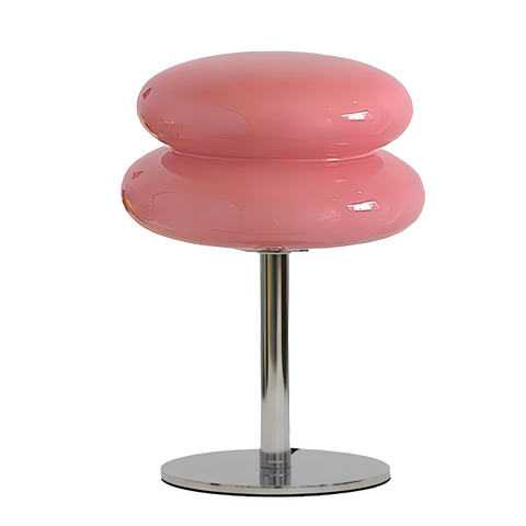 Macaron-Inspired Table Lamp – Elegant Glass Lamp for Vibrant Room Ambiance