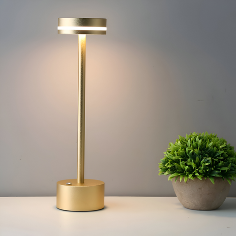 Mantle Touch Lamp – Portable Rechargeable Table Light with Dimmable LED