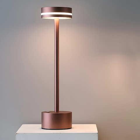 Mantle Touch Lamp – Portable Rechargeable Table Light with Dimmable LED