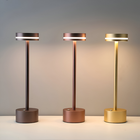 Mantle Touch Lamp – Portable Rechargeable Table Light with Dimmable LED