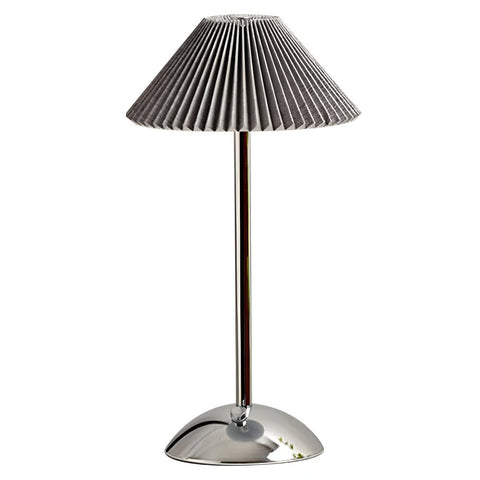 AluBrite – Rechargeable Aluminium LED Umbrella Lamp with Touch Dimmer