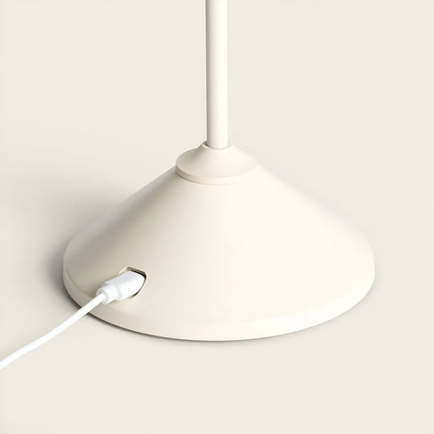 AluBrite – Rechargeable Aluminium LED Umbrella Lamp with Touch Dimmer