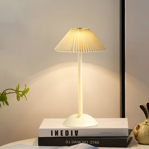 AluBrite – Rechargeable Aluminium LED Umbrella Lamp with Touch Dimmer