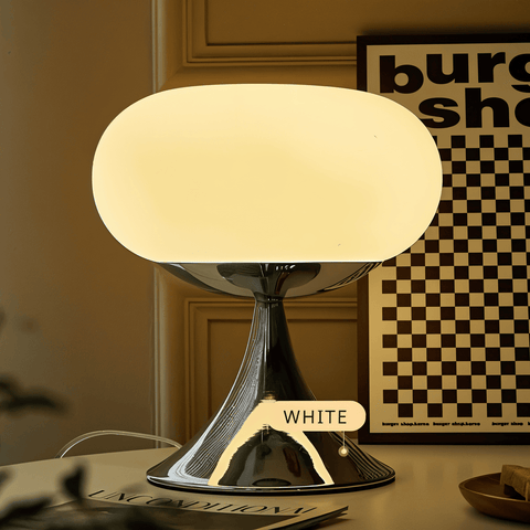 Apple LED Lamp – Curvy Macaron Glass Table Lamp