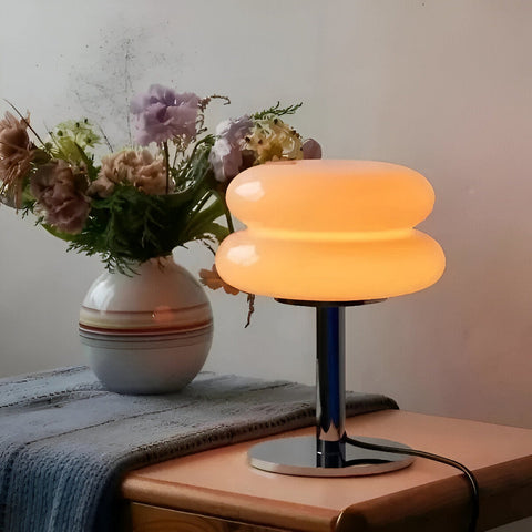 Macaron-Inspired Table Lamp – Elegant Glass Lamp for Vibrant Room Ambiance