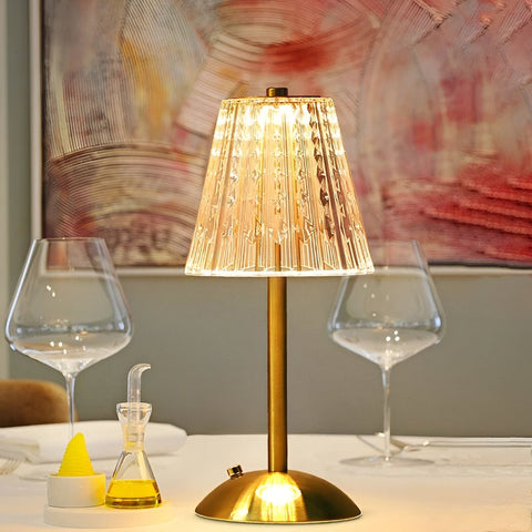 EleGlow – Vintage-Inspired Cordless Table Lamp with Adjustable Light