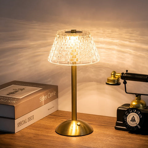 EleGlow – Vintage-Inspired Cordless Table Lamp with Adjustable Light