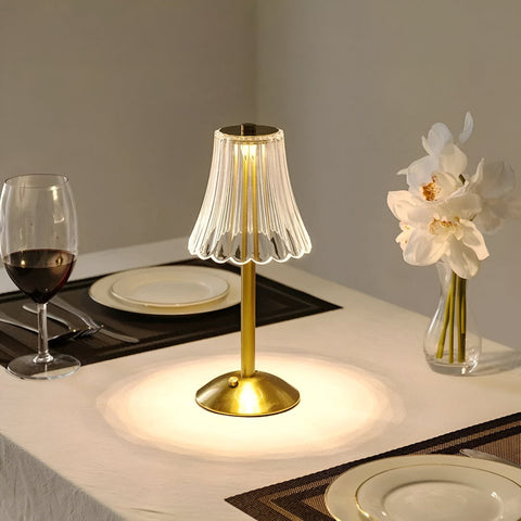 EleGlow – Vintage-Inspired Cordless Table Lamp with Adjustable Light
