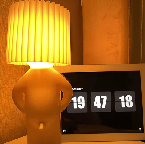 Lil’Lad Table Lamp – Creative LED Lamp with Cute Shy Boy Design