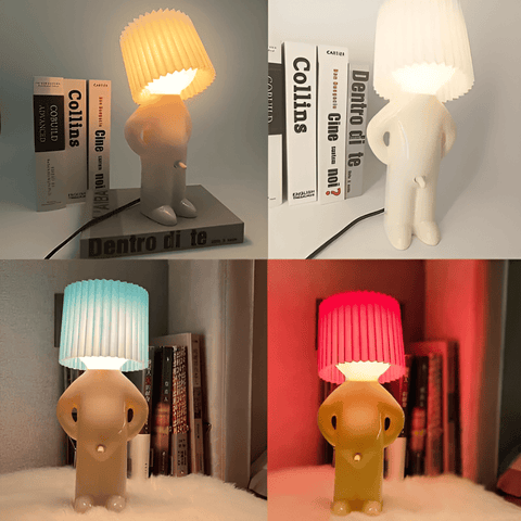 Lil’Lad Table Lamp – Creative LED Lamp with Cute Shy Boy Design