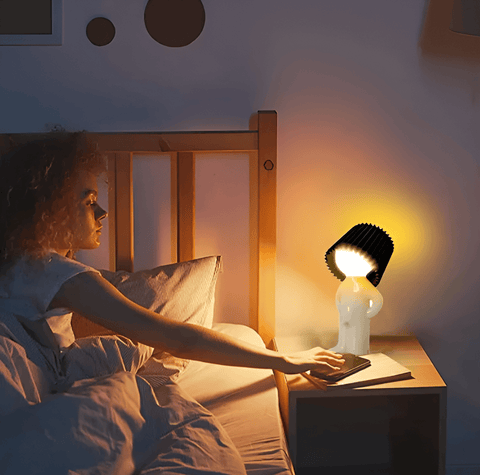 Lil’Lad Table Lamp – Creative LED Lamp with Cute Shy Boy Design
