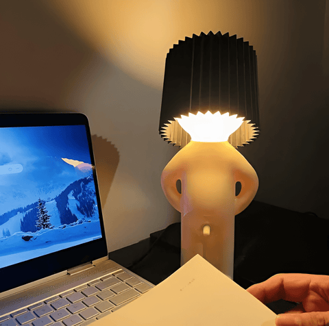 Lil’Lad Table Lamp – Creative LED Lamp with Cute Shy Boy Design