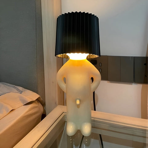 Lil’Lad Table Lamp – Creative LED Lamp with Cute Shy Boy Design