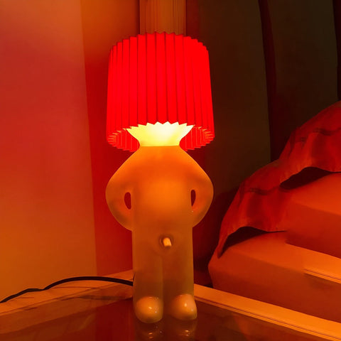Lil’Lad Table Lamp – Creative LED Lamp with Cute Shy Boy Design