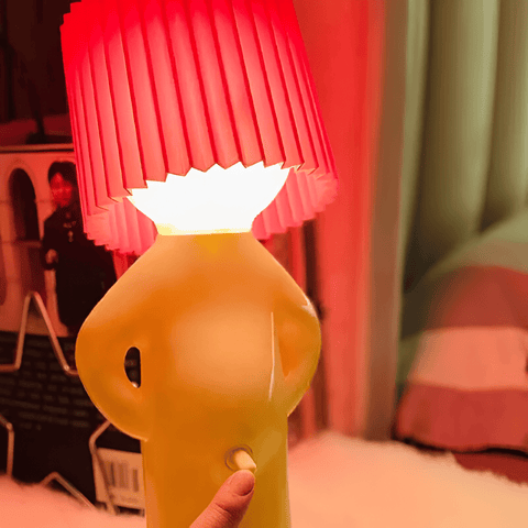 Lil’Lad Table Lamp – Creative LED Lamp with Cute Shy Boy Design