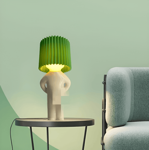 Lil’Lad Table Lamp – Creative LED Lamp with Cute Shy Boy Design