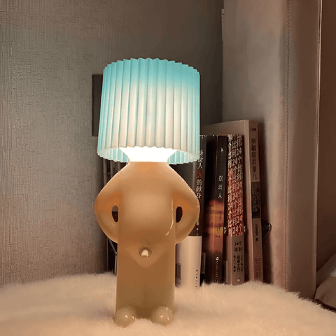Lil’Lad Table Lamp – Creative LED Lamp with Cute Shy Boy Design