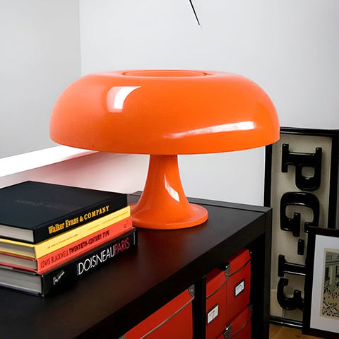 Vintage Sunrise LED Desk Lamp – Retro Mushroom Design for Timeless Charm