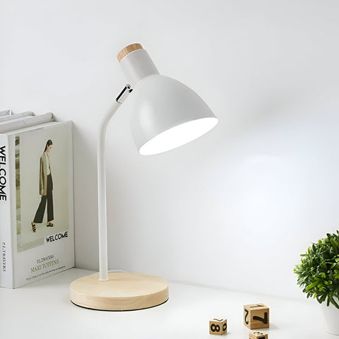 Nordic-Inspired Adjustable LED Table Lamp – Eye-Friendly Lighting for Reading & Living Rooms