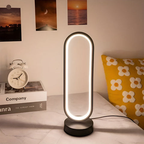 Oval Table Lamp – Dimmable Flicker-Free LED Light
