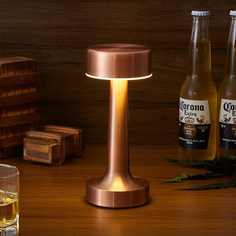 RetroLight – Stylish LED Table Lamp with Wireless USB Charger for Restaurants & Home