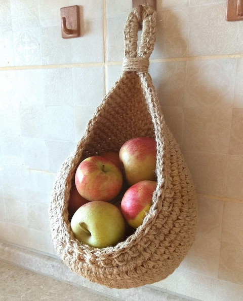 Hanging Cotton Yarn Wall Baskets