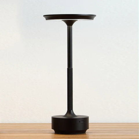 Rechargeable Touch Lamp – Dimmable LED with Gold Finish