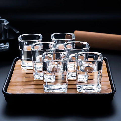 Luxury Whiskey Glass Set with Matte Black Serving Bowl for Sophisticated Enjoyment
