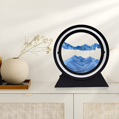 Sands of Time – Rotating Sand Art LED Table Lamp
