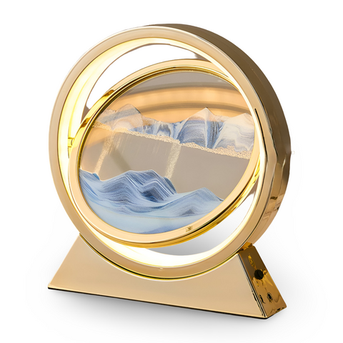 Sands of Time – Rotating Sand Art LED Table Lamp