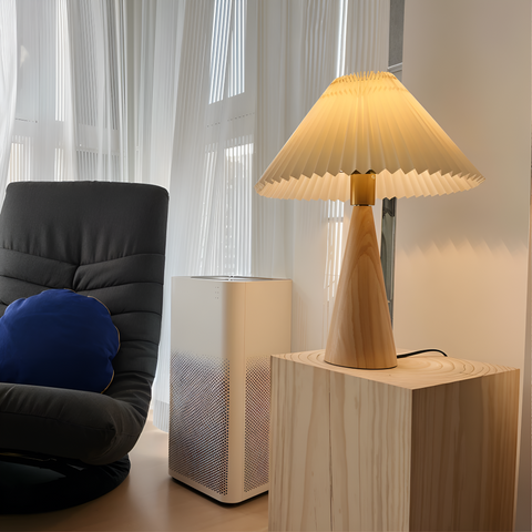 Mantle Touch Lamp – Portable Rechargeable Table Light with Dimmable LED