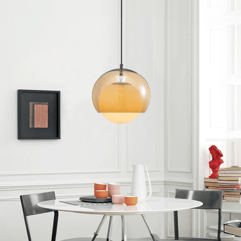 Glass Ball Pendant Light – Modern Minimalist Design
