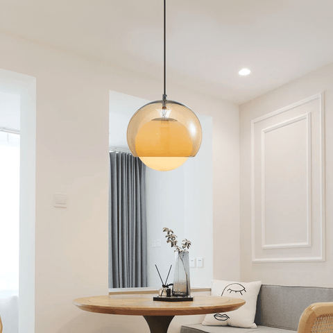 Glass Ball Pendant Light – Modern Minimalist Design