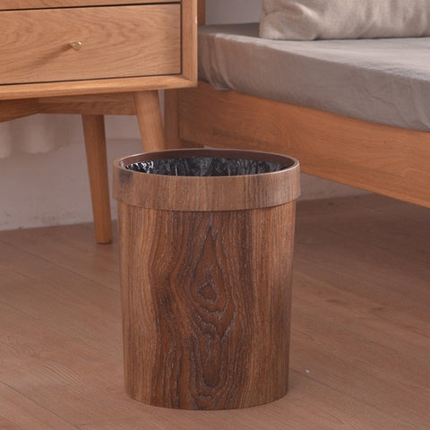 Minimalist Wood Trash Bin – Nordic Design for Modern Spaces