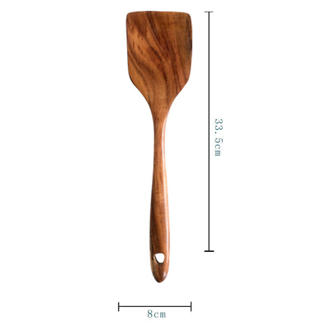 Premium 7-Piece Wooden Kitchen Utensil Set