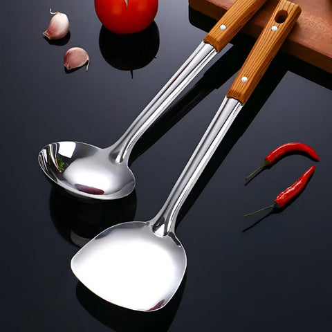 LUXURY STEEL – Premium stainless steel kitchen utensils with a elegant design