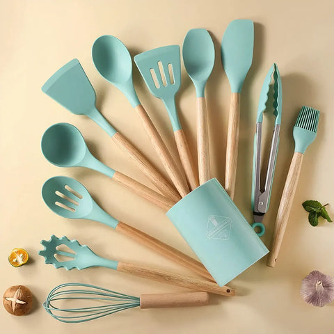12-Piece Silicone Kitchen Utensil Set
